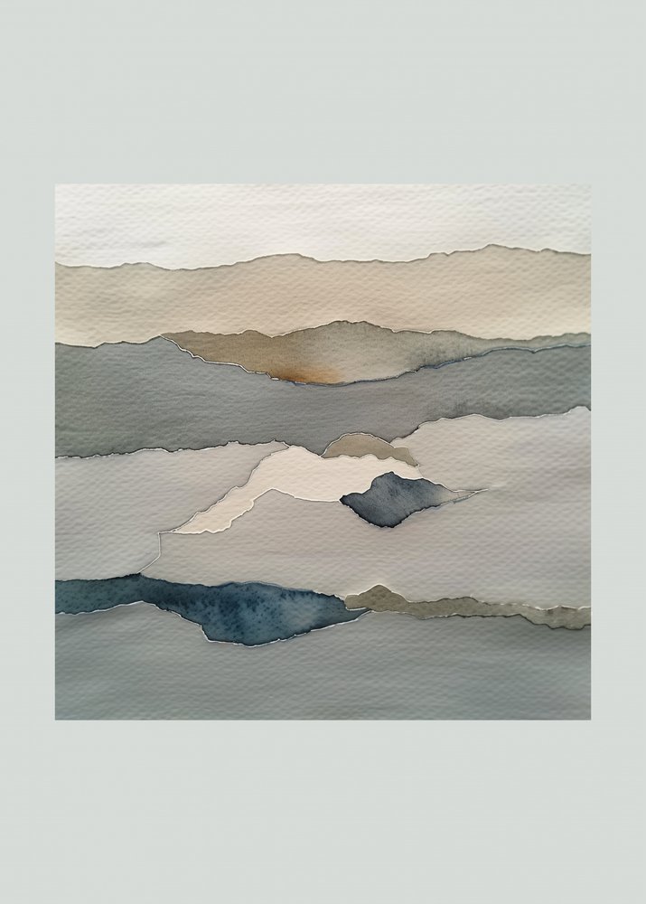 Gedämpfte Bergschichten von May Hilma
