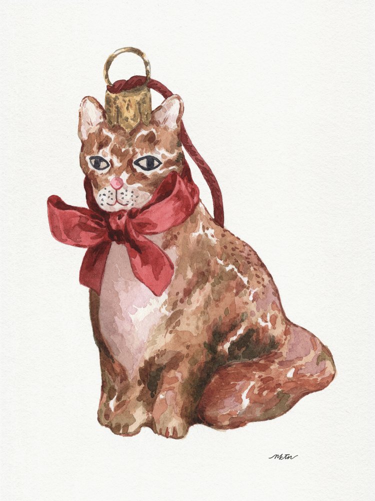 Charmantes Katzen-Ornament von NKTN