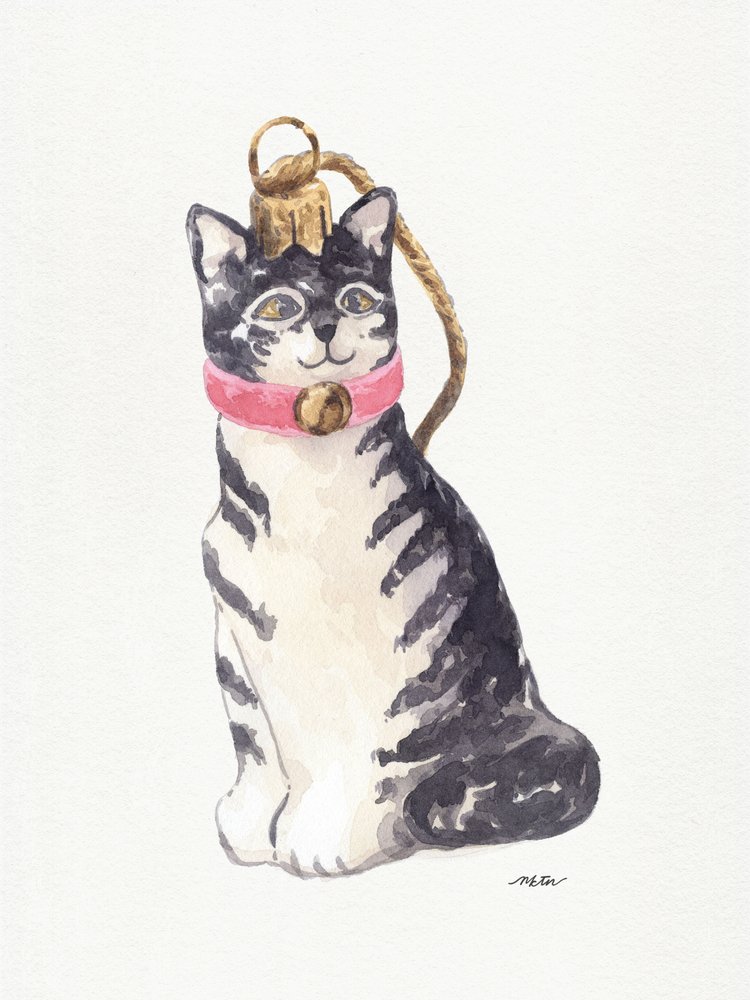 Niedliches Tabby-Ornament von NKTN