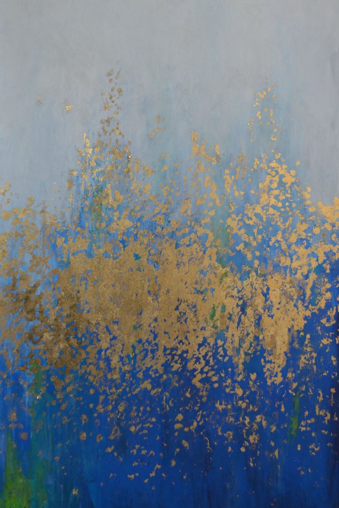 Schimmernde Blaue Wellen von Natalie Avondet