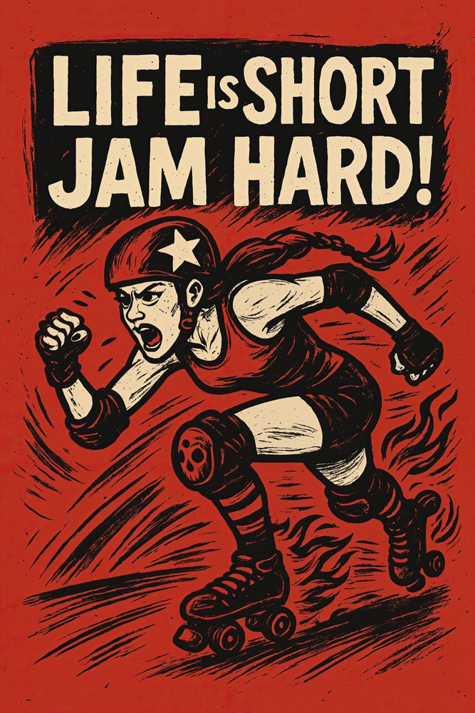 Roller Derby Jam Hard von Natalie Bruns