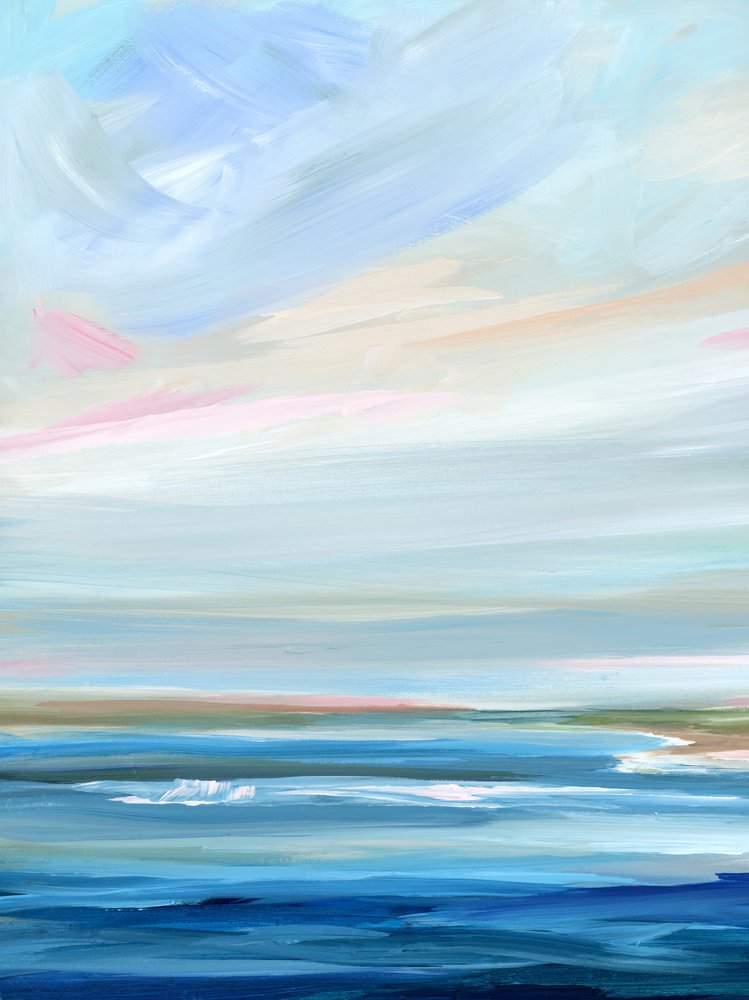 Pastell Ozeanhorizont von Nicole Walsh