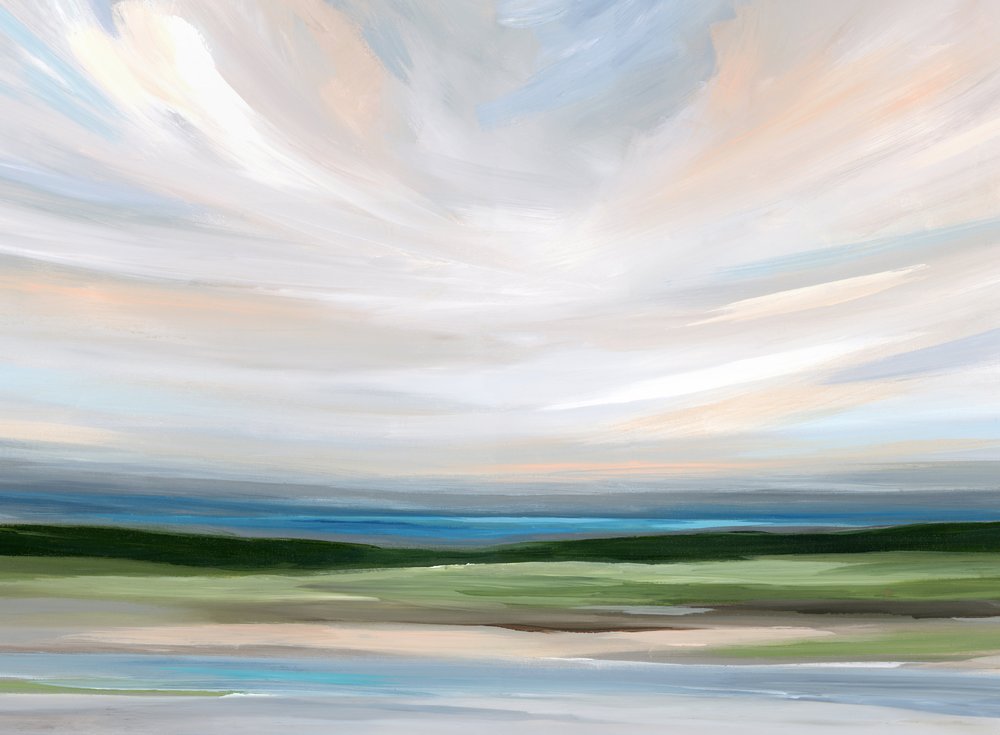 Ruhige abstrakte Landschaft von Nicole Walsh