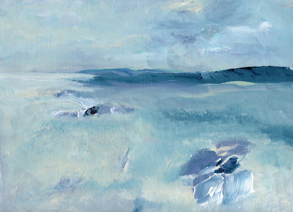 Ruhige Blaue Meereslandschaft von Nikita Jariwala