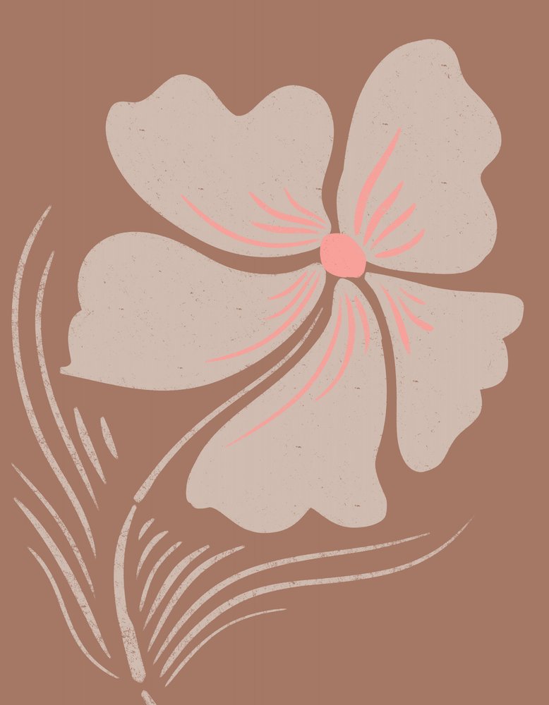 Erdiger Boho-Blüte von Nikita Jariwala