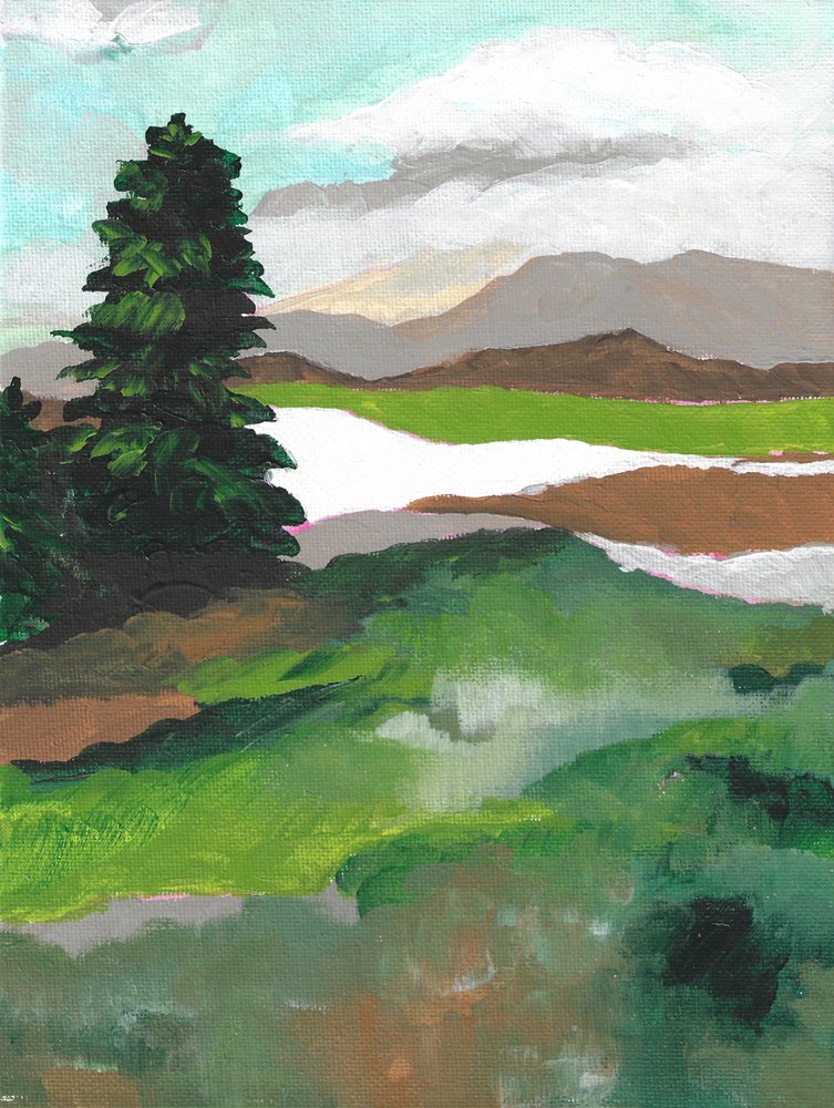 Friedliche Berglandschaft von Nikita Jariwala