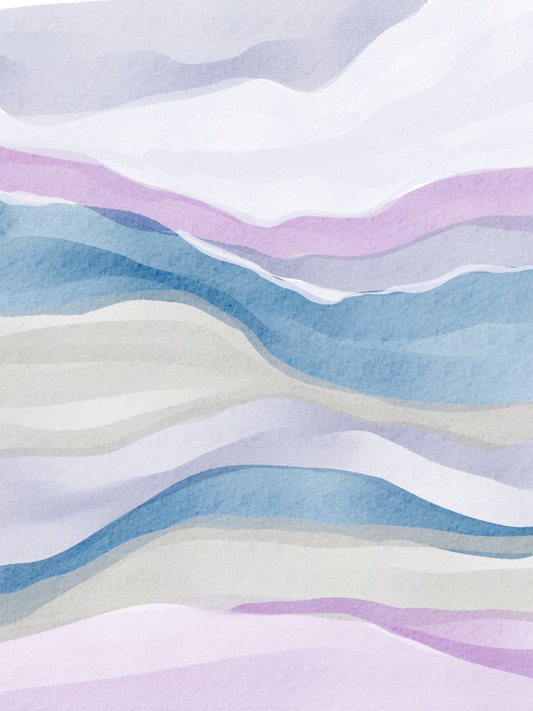 Serene Aquarellabstrakt von Nikita Jariwala