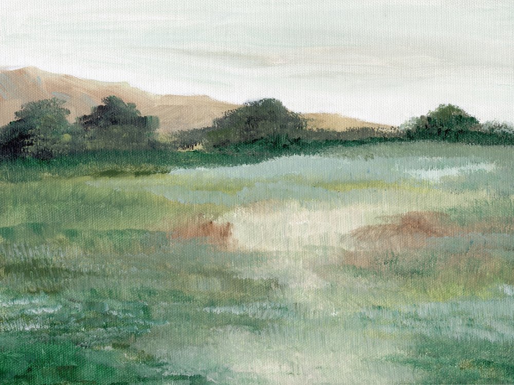 Sanfte Wiesenlandschaft von Nikita Jariwala
