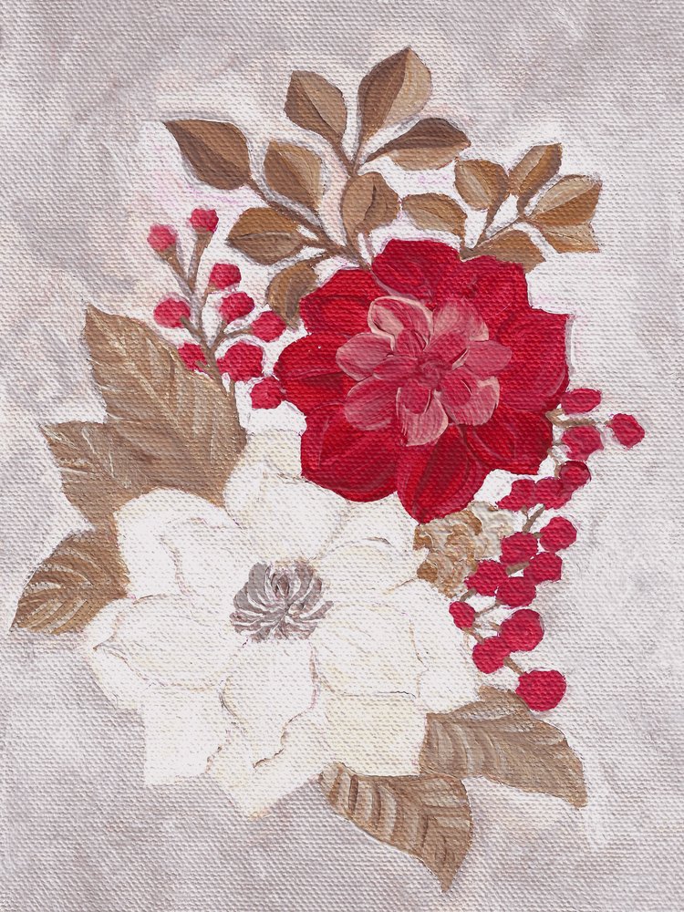 Winterblumenstrauß von Nikita Jariwala