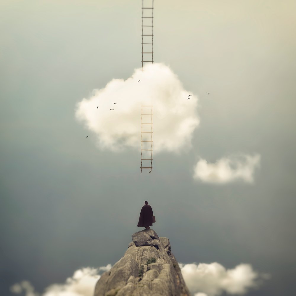 Leiter zu den Wolken von Nuno Araujo