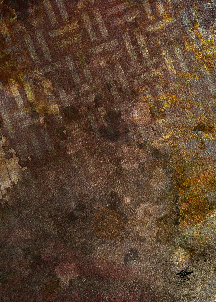 Verwitterte Erdige Textur von Osvaldo Russo