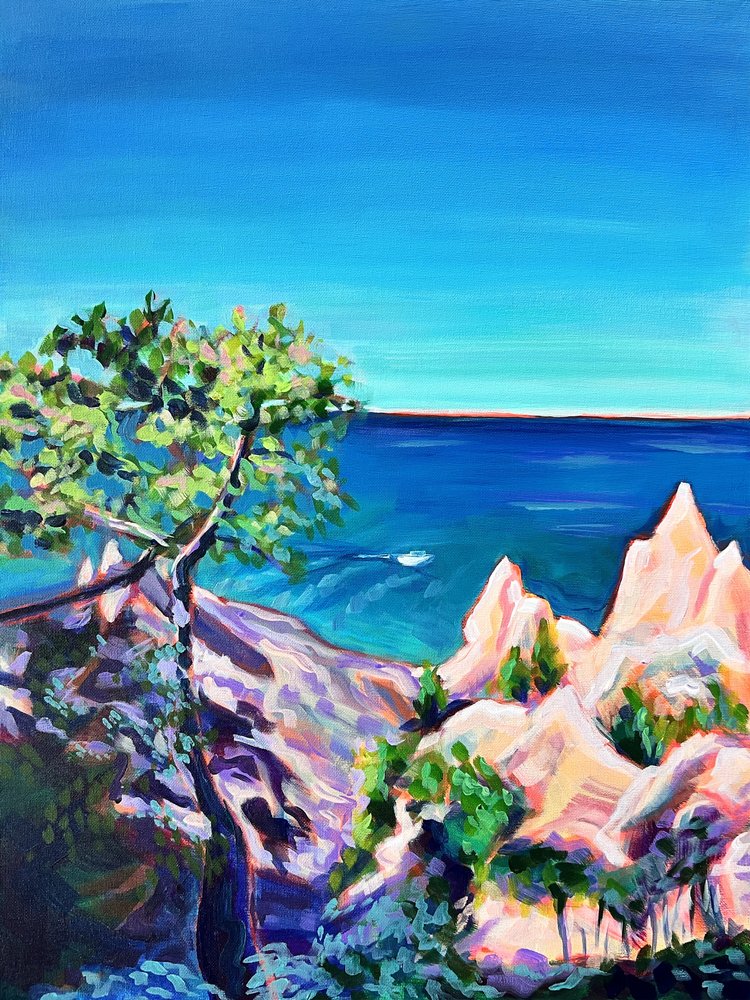 Lebendige Ozeanklippen von Pauline Wegman | Key and Sea Creative
