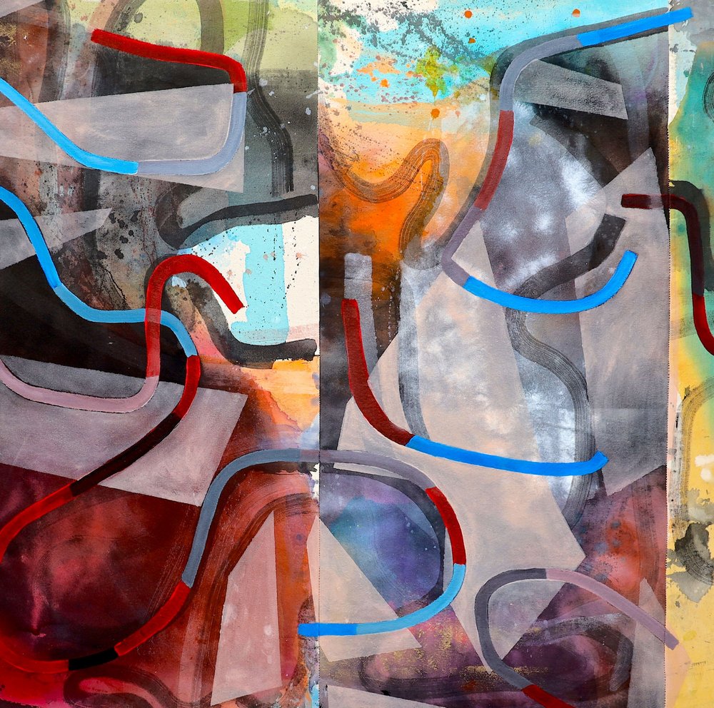 Lebendige abstrakte Linien von Poonam Choudhary