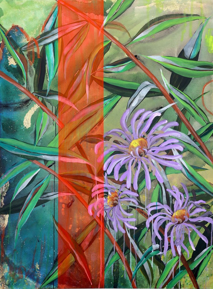 Lebendige Lila Blüten von Poonam Choudhary