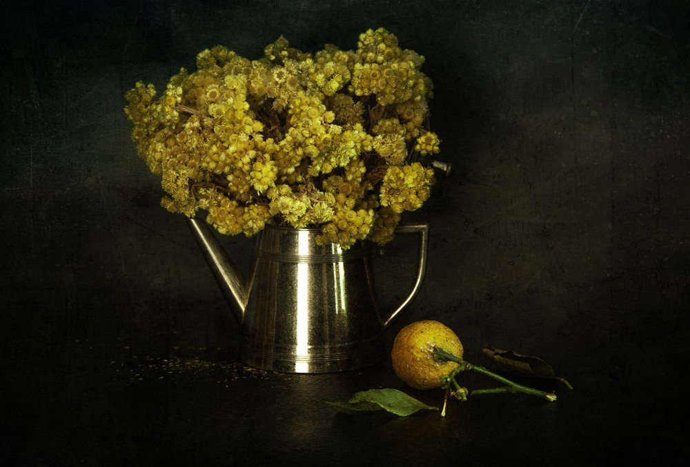 Vintage Blumen Stillleben von Ramiz Sahin