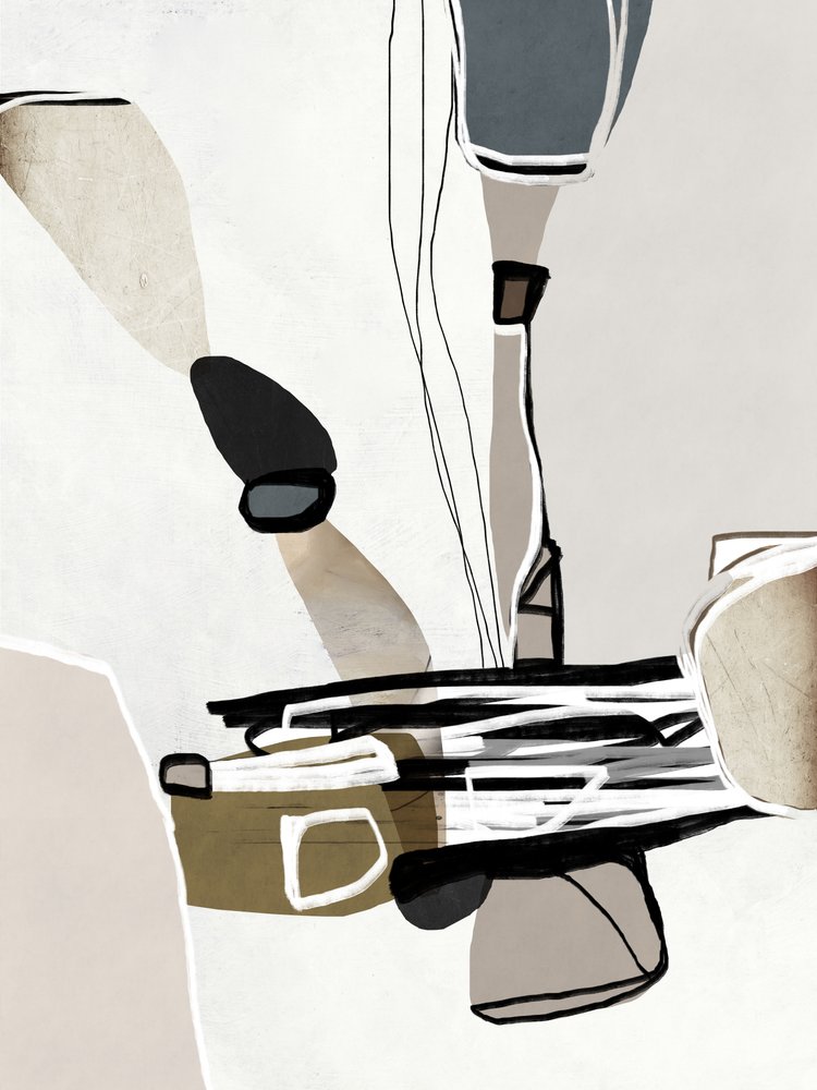 Moderne Abstrakte Formen von Roberto Moro