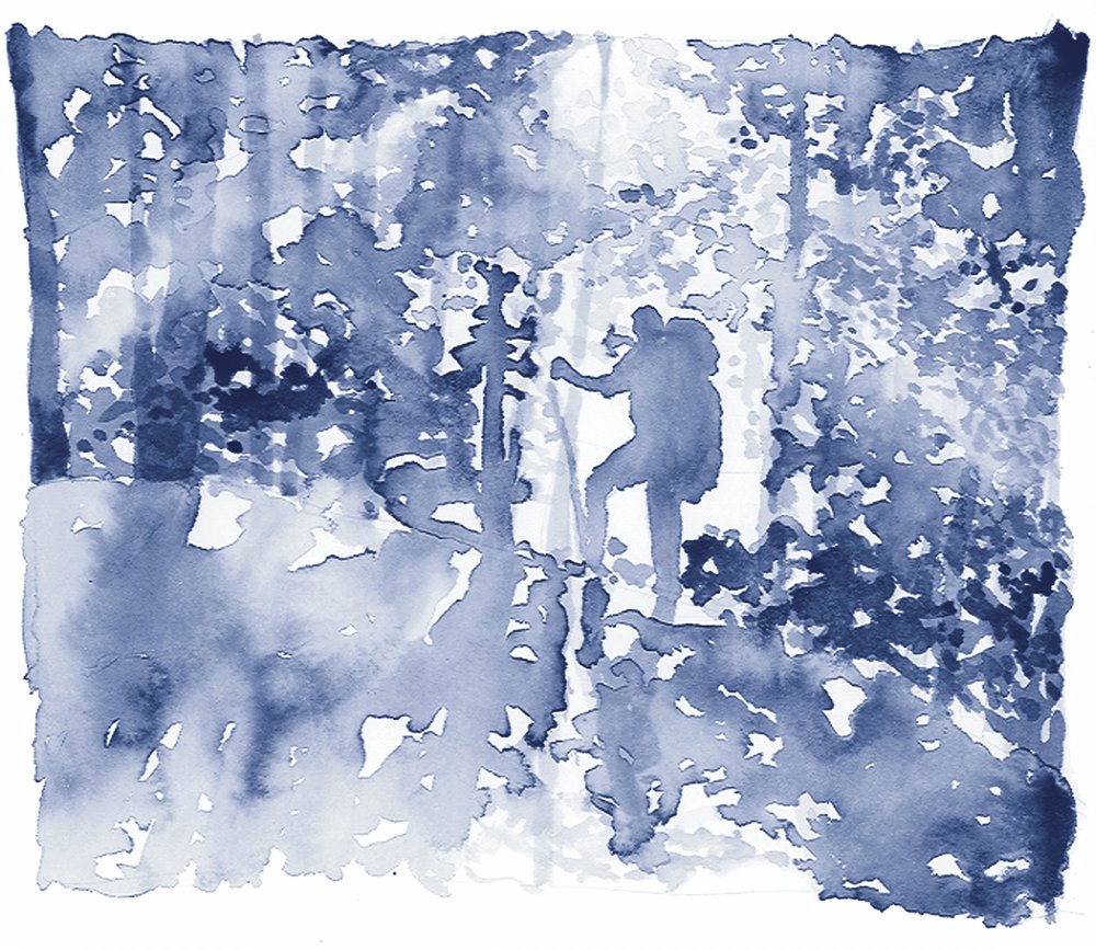 Blauer Waldwanderer von RodMacIver