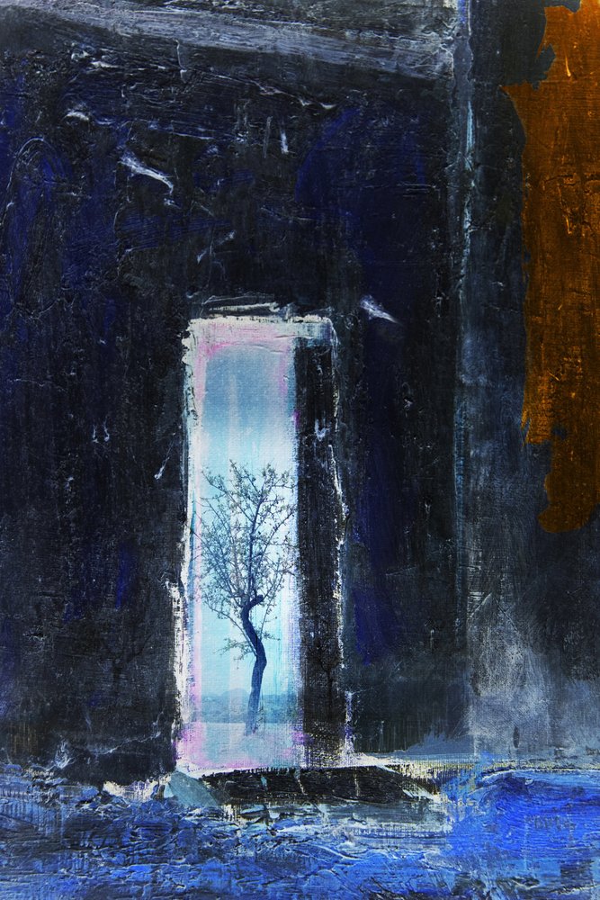 Einsamer Baumfenster von Rudi Jacobs