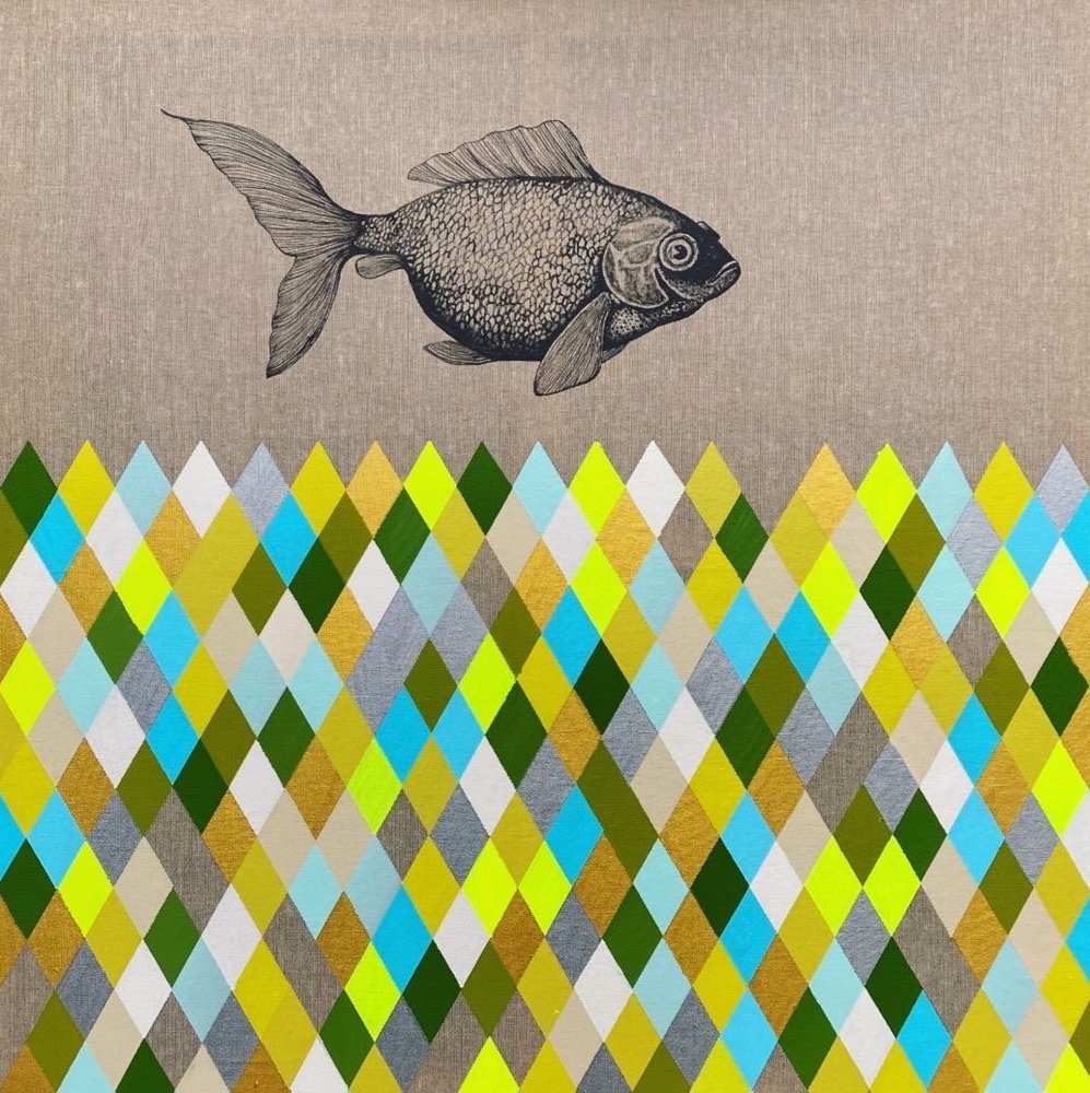 Bunter Diamantfisch von SAN STARLING