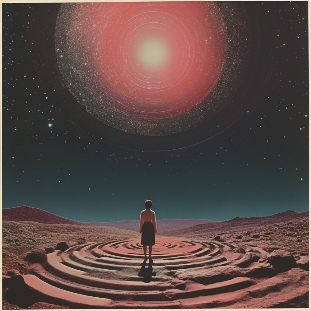 Kosmische Wüstenreise von Samantha Hearn
