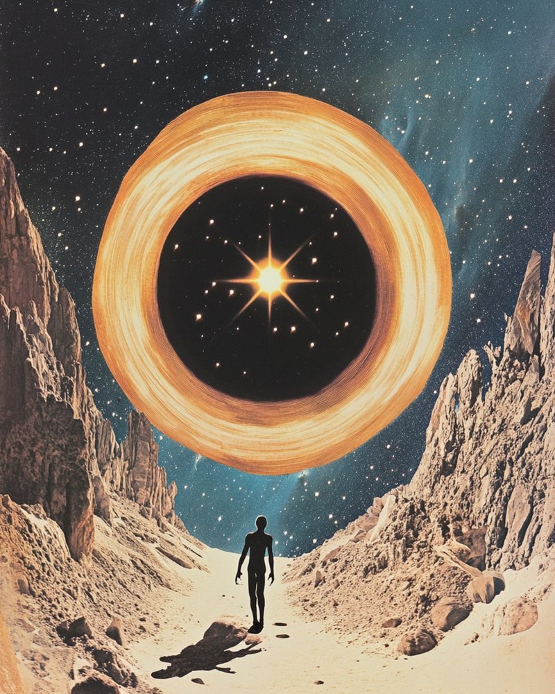Kosmischer Portalwanderer von Samantha Hearn