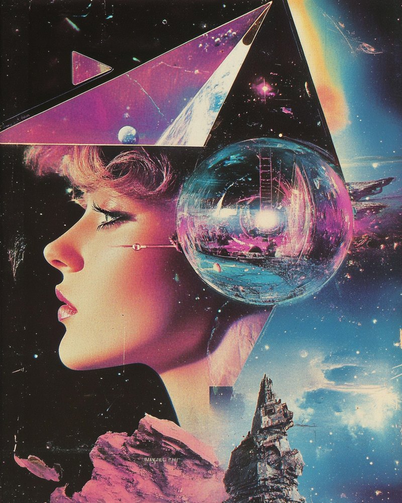 Kosmische Frau Vision von Samantha Hearn