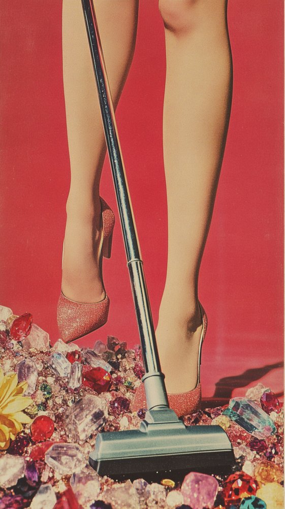 Glamouröses Staubsaugen von Edelsteinen von Samantha Hearn