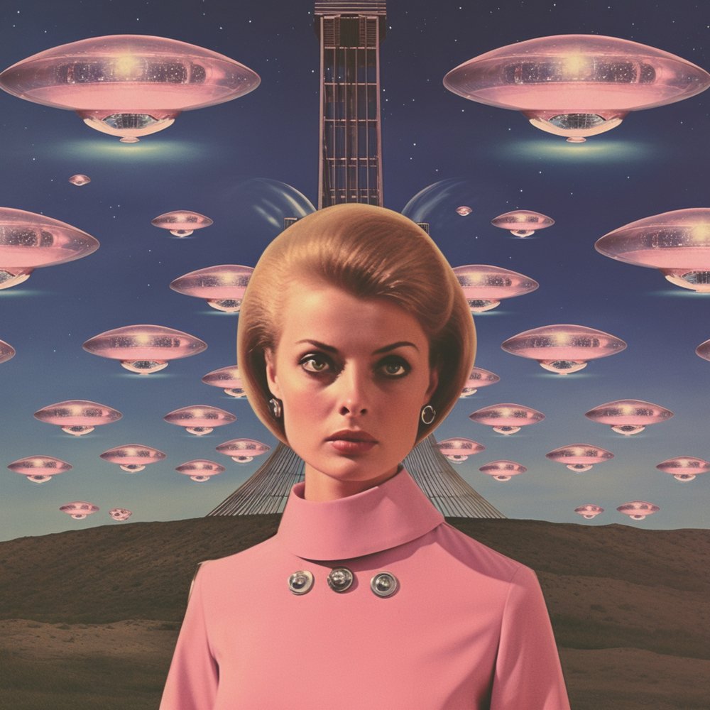 Rosa Kleid Invasion von Samantha Hearn