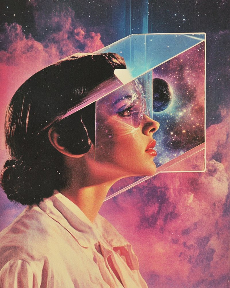 Surrealer kosmischer Blick von Samantha Hearn
