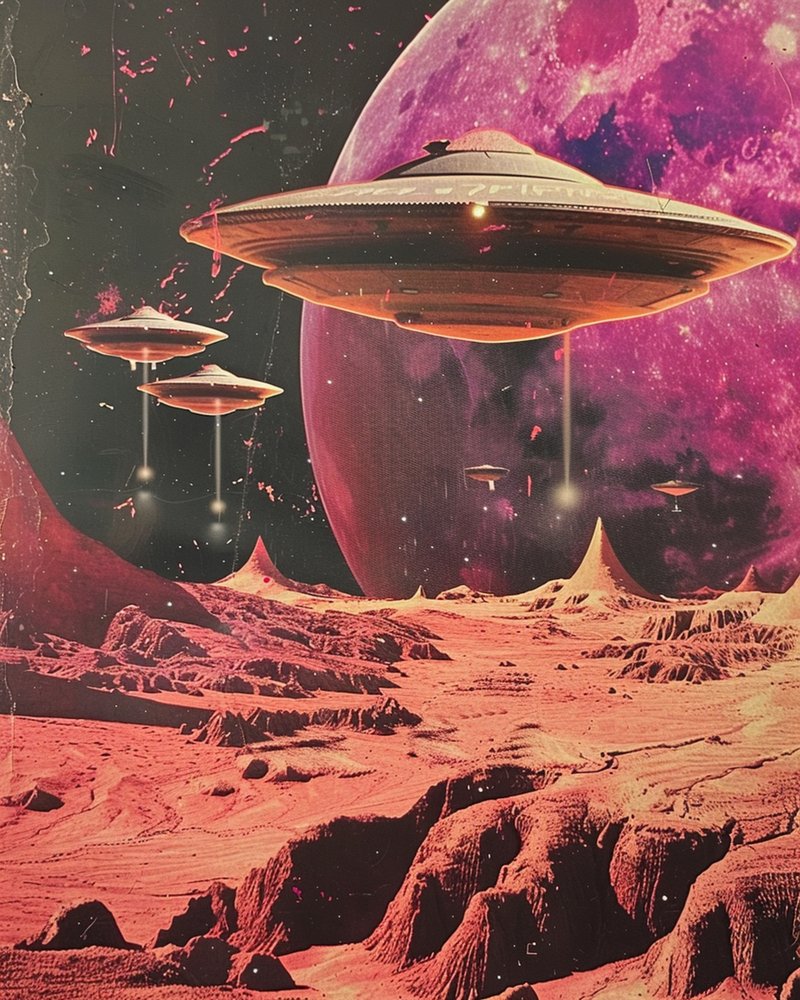 UFOs über dem Roten Planeten von Samantha Hearn
