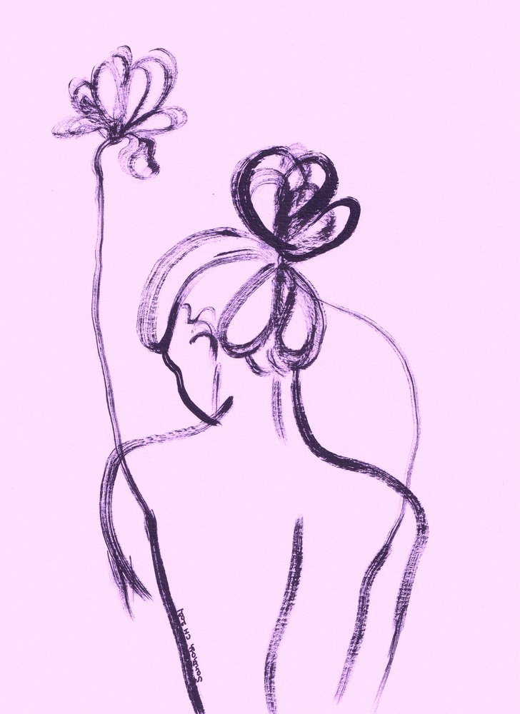 Anmutige Frauenblume von Santhosh ch
