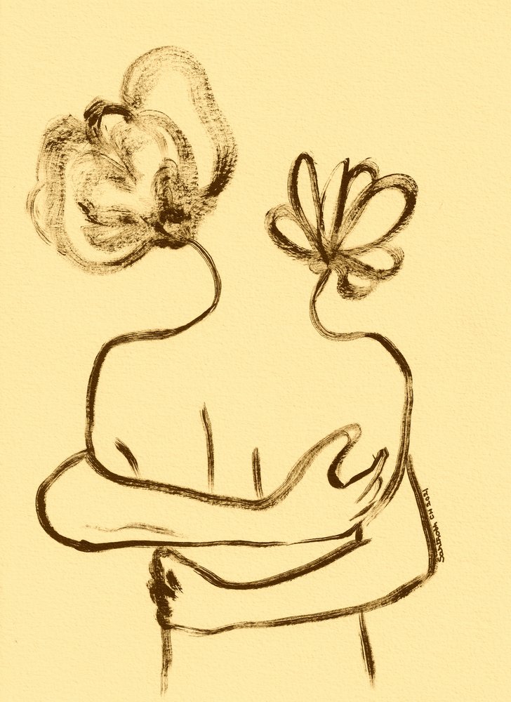 Liebevolle Umarmung von Santhosh ch
