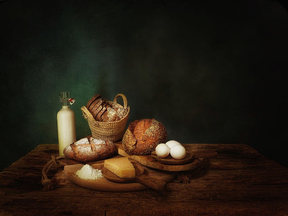 Rustikale Bäckerei Stillleben von Saskia Dingemans