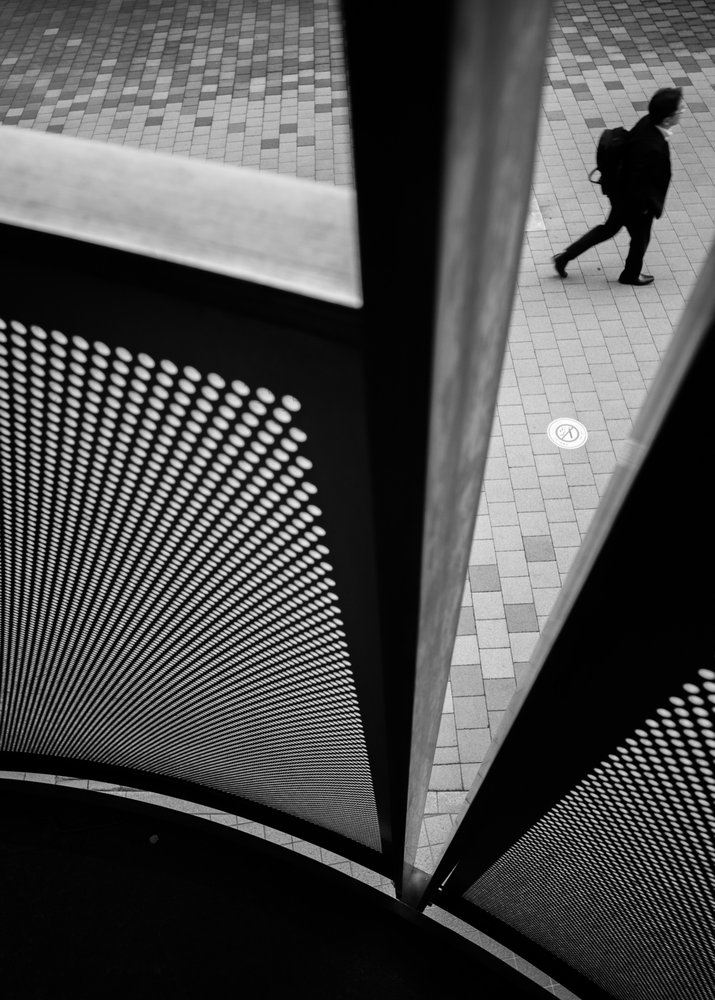 Geometrischer Stadtspaziergang von Satoshi Hata