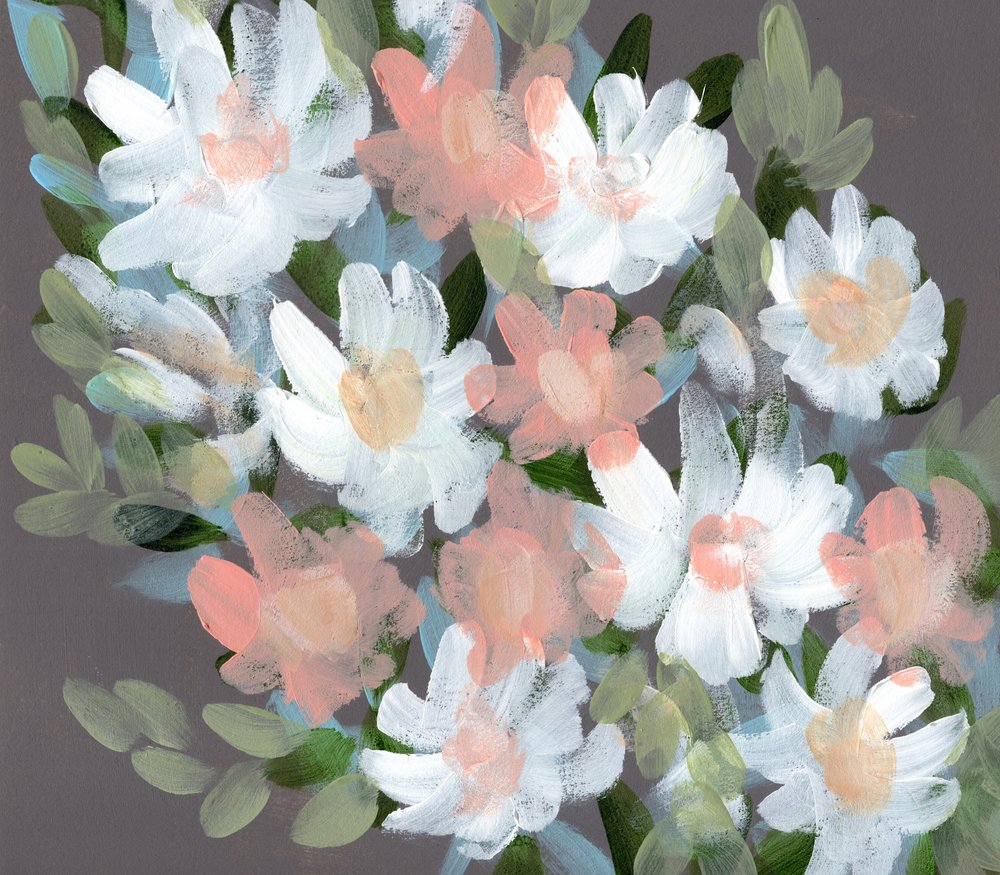Gedämpfter Blumenstrauß von Shelley Hampe