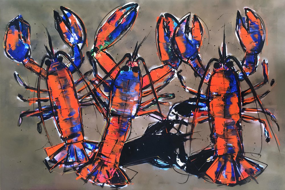 Bunte Hummer von Stefan Bammert