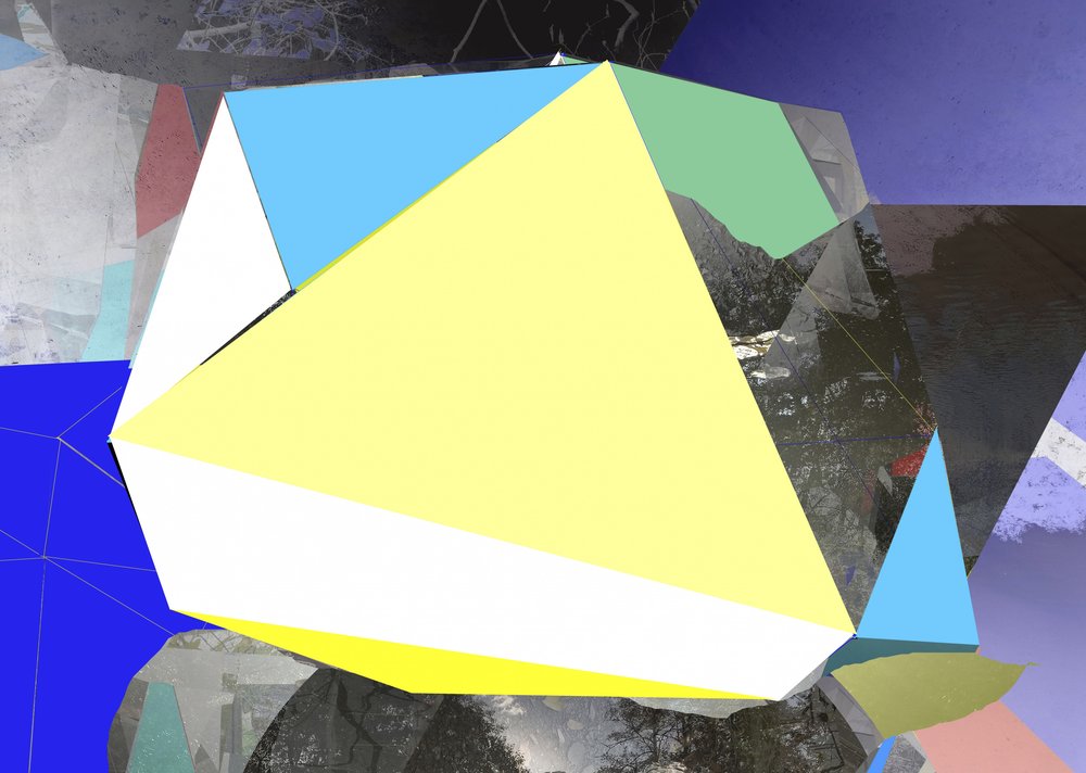 Abstrakte Geometrische Landschaft von Stefan Fransson