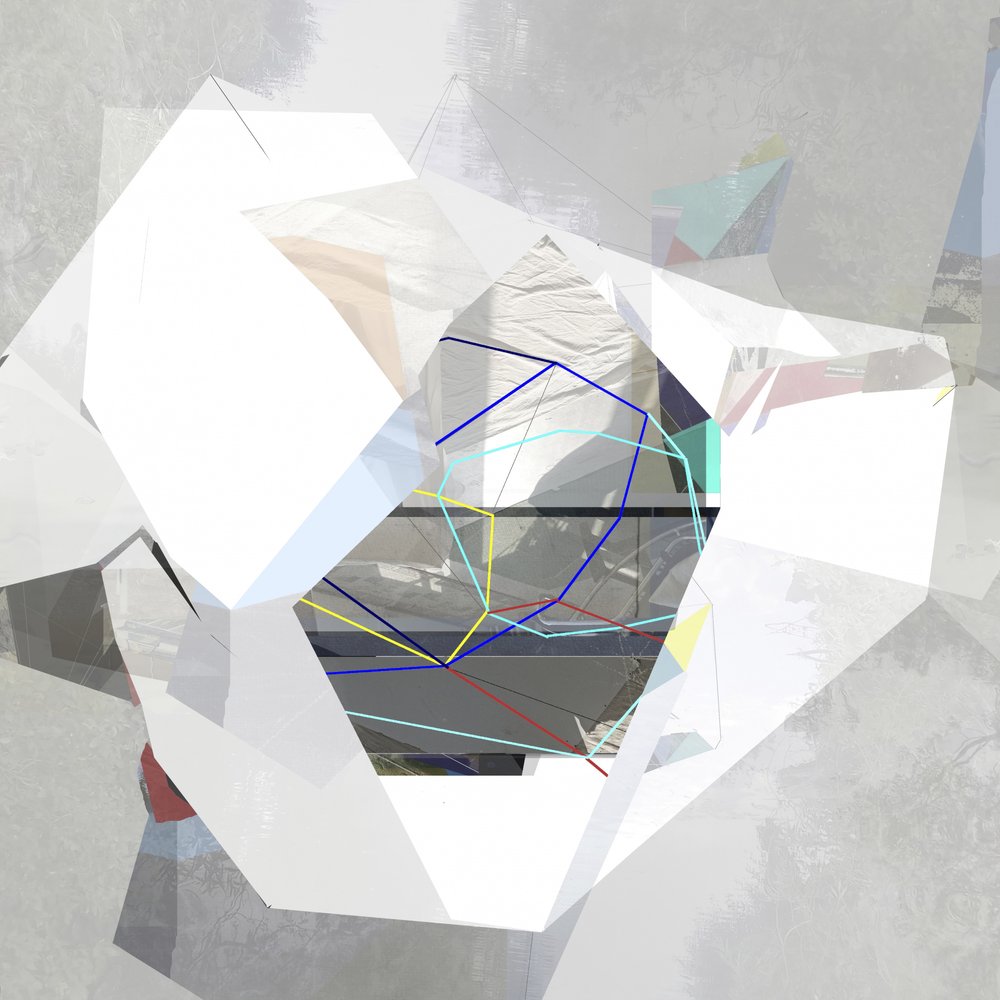 Abstrakte geometrische Lichtlandschaft von Stefan Fransson