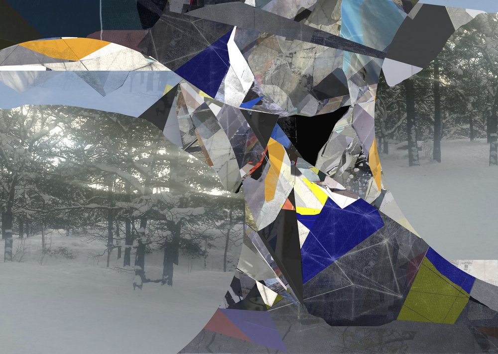 Zerbrochene Winterlandschaft von Stefan Fransson