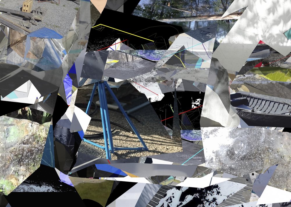 Geometrische Urbane Collage von Stefan Fransson