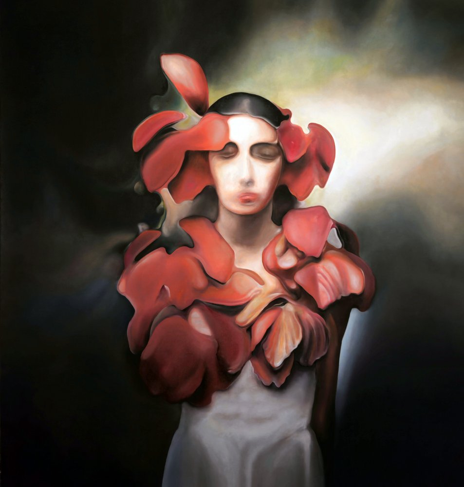 Träumerische Blumenfrau von Stefano Mazzolini