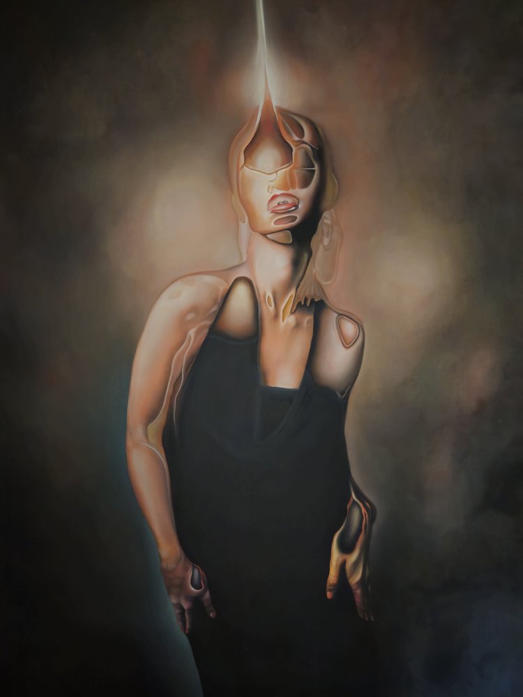 Ätherische Lichtfigur von Stefano Mazzolini