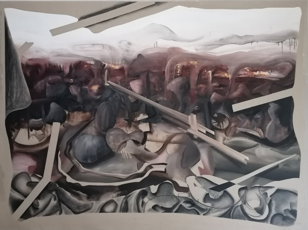 Surrealistisches Industrielles Abstrakt von Stefano Mazzolini