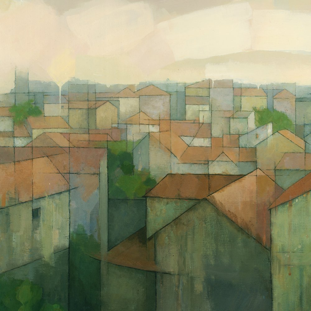 Geometrische Stadtdächer von Steve Mitchell