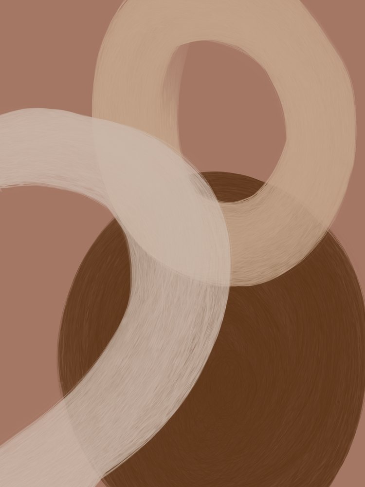 Neutrale abstrakte Strömung von Studio Palette