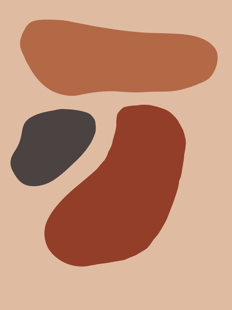 Organische erdige Formen von Studio Palette