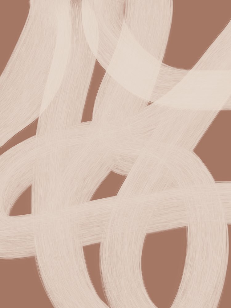 Weiche abstrakte Striche von Studio Palette