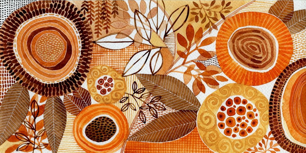 Warme Organische Botanicals von Susan Black