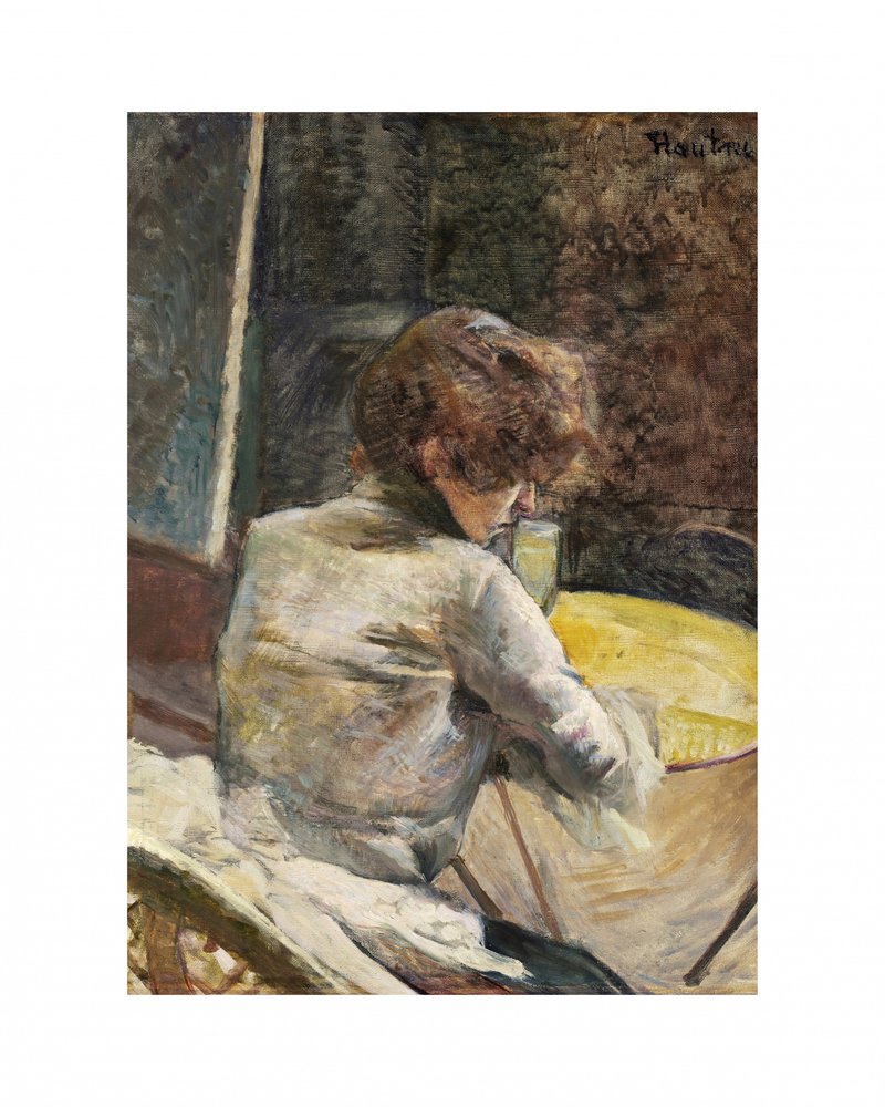 Warten (ca. 1887) von TOULOUSE LAUTREC