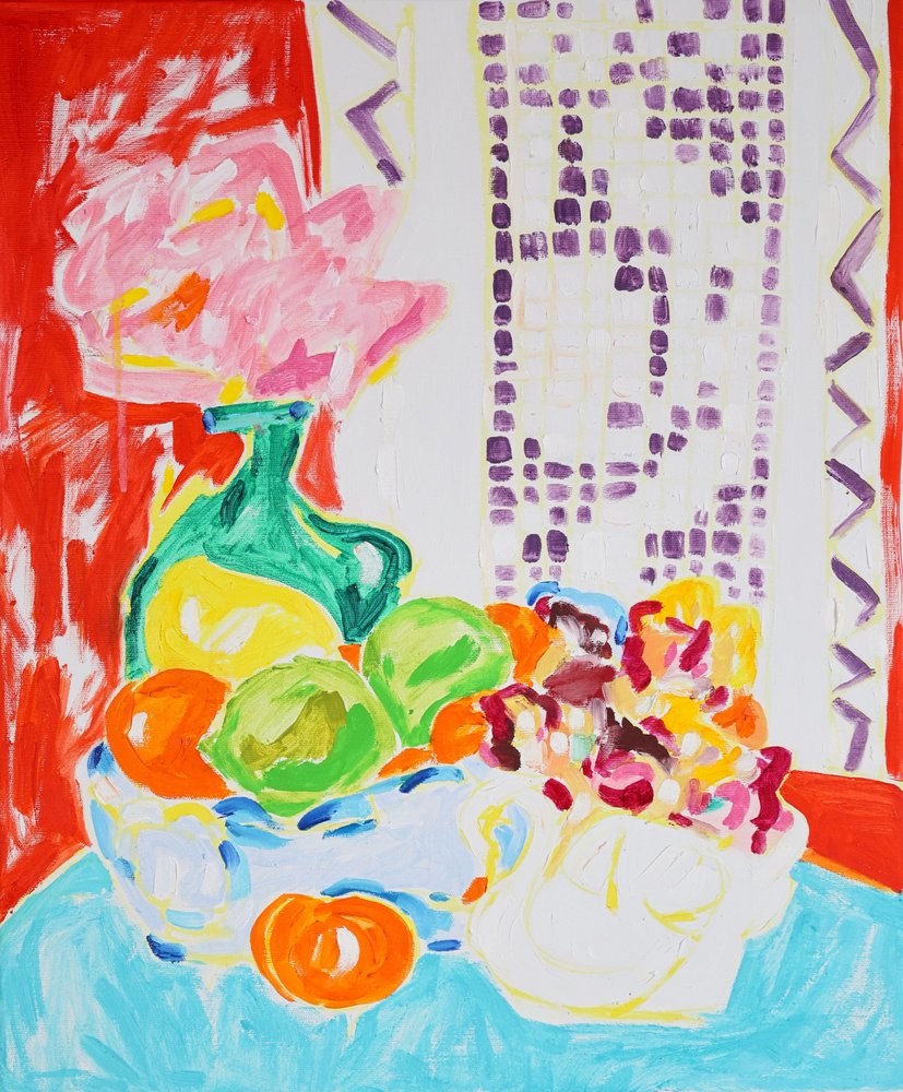 Bunte Blumen und Früchte von Tamara Jare